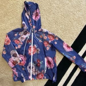 Floral windbreaker